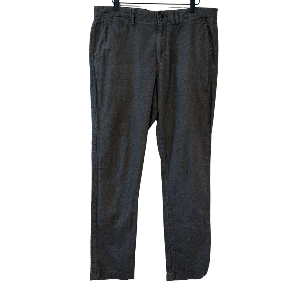 J. Crew 770 Straight Cotton Men's Dark Gray Pants‎ 34x34 Dress Casual Business